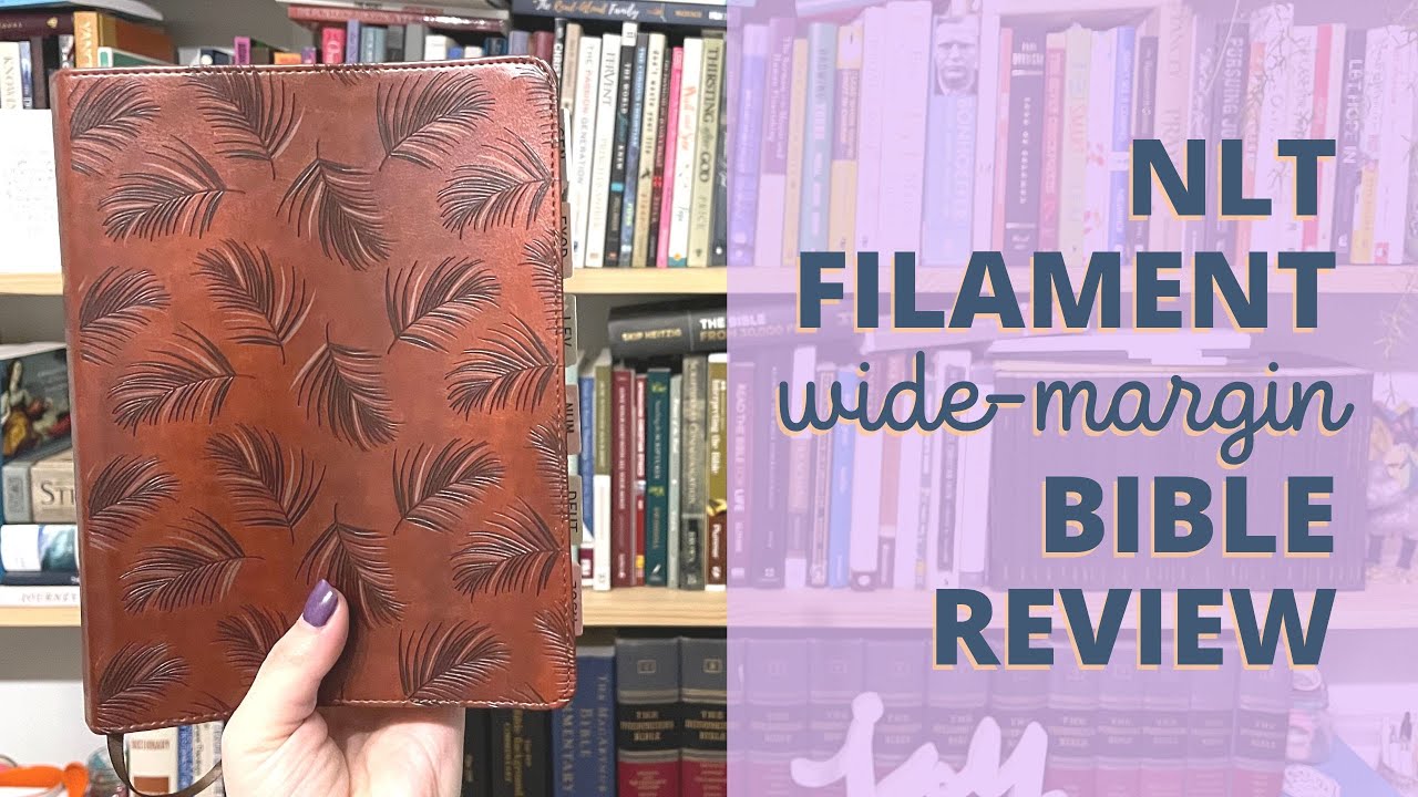 Обзор Библии с широкими полями NLT Filament + обзор приложения Filament Bible!