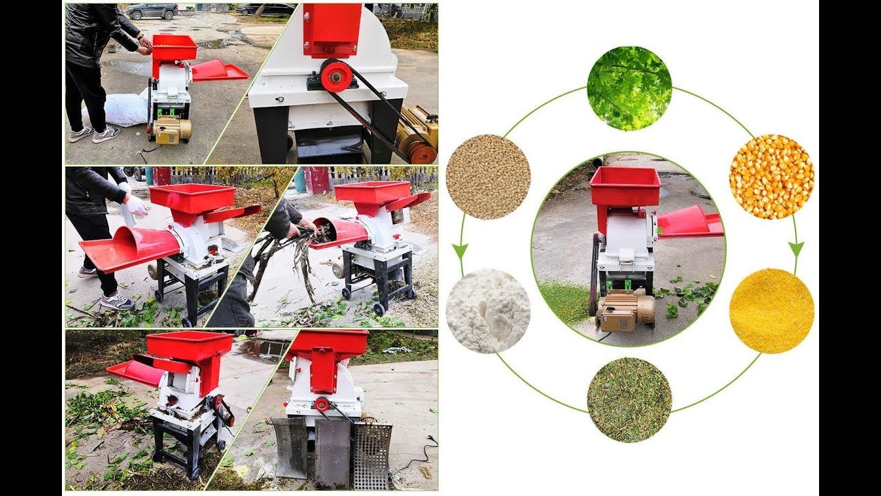 2019 hot sale!!! chaff grass cutter and grain crusher machine for farmers