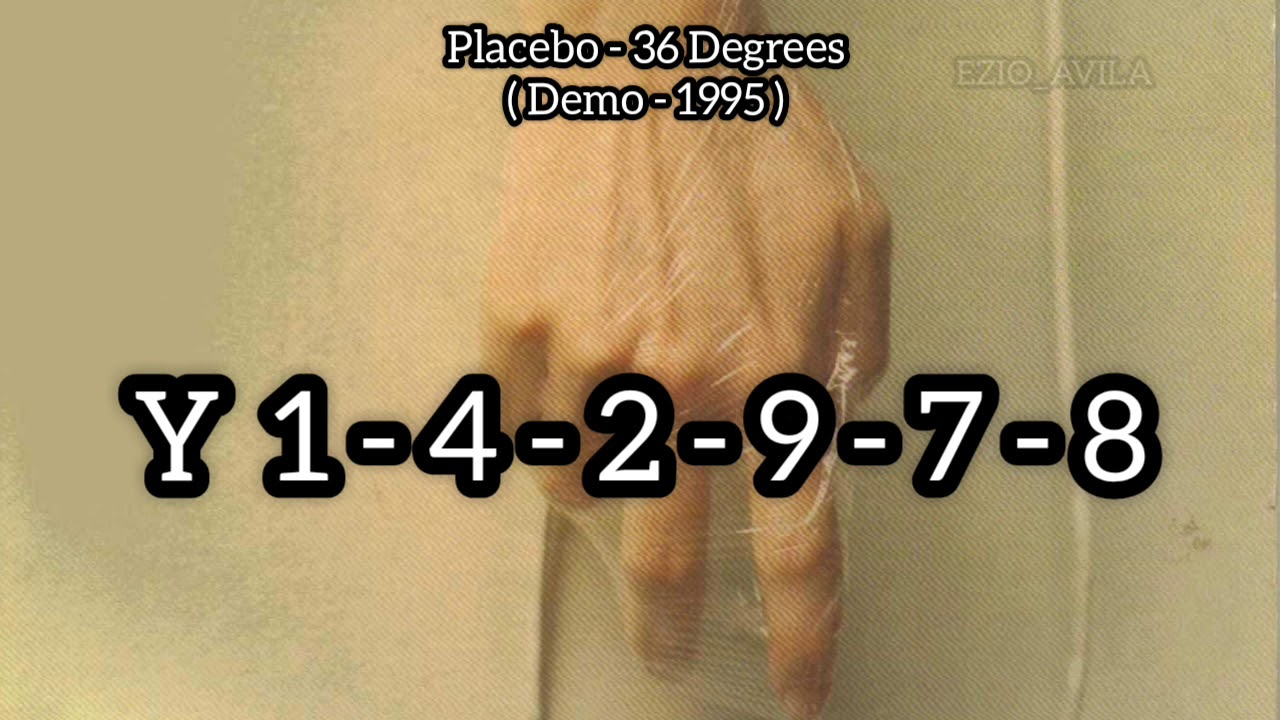 Placebo 36  Dregrees  ( Demo 1995 - sub.español )