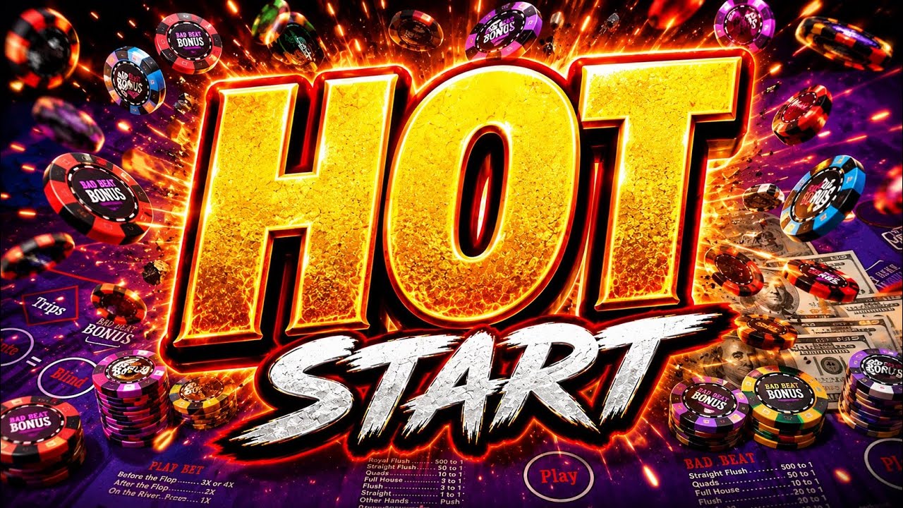 ULTIMATE TEXAS HOLD 'EM in LAS VEGAS! HOT START!! LET&rsquo;S GO! 🔥(UTH) IRL