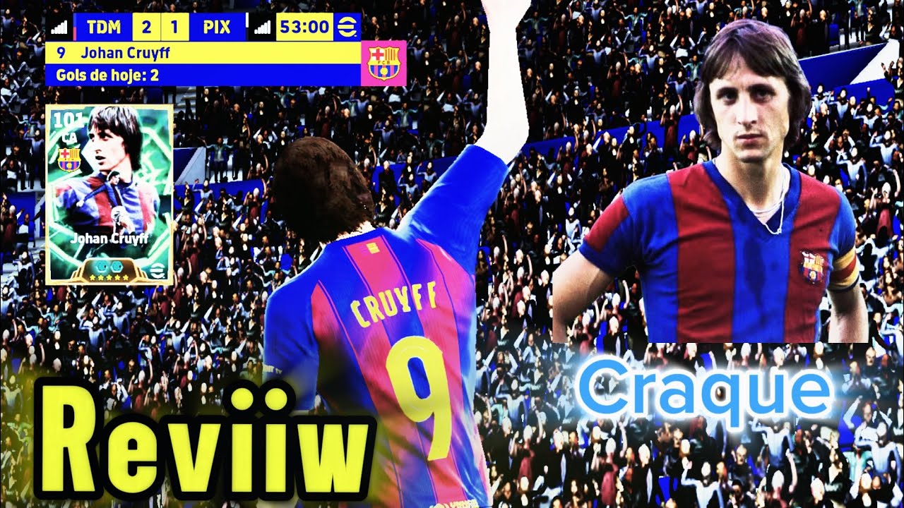 Essa carta do CRUYFF é ROUBADA 😳 | Gameplay Completa #efootball #pes #ffootball 