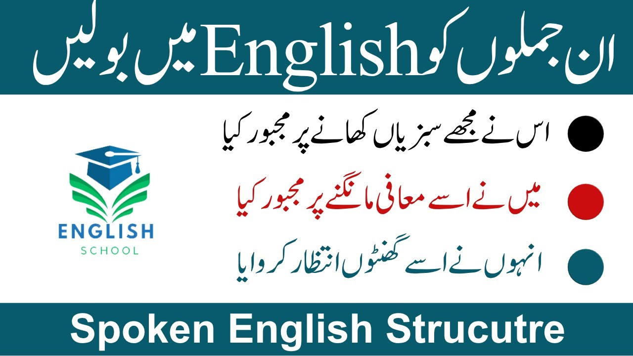 Spoken English Structure |Advance English Structure in Urdu/spoken structure/Spoken English/ 29 JUNE