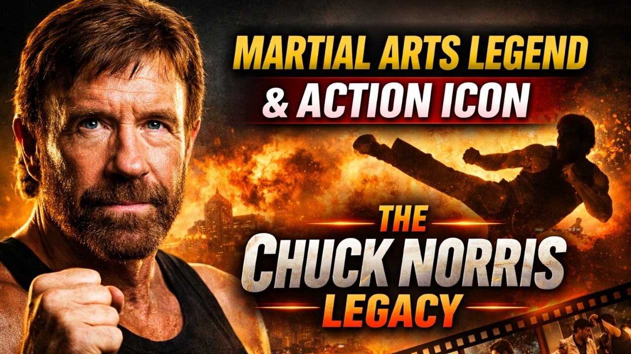 Chuck Norris Legacy: Martial Arts Mastery, Action Icon, and Cultural Legend.