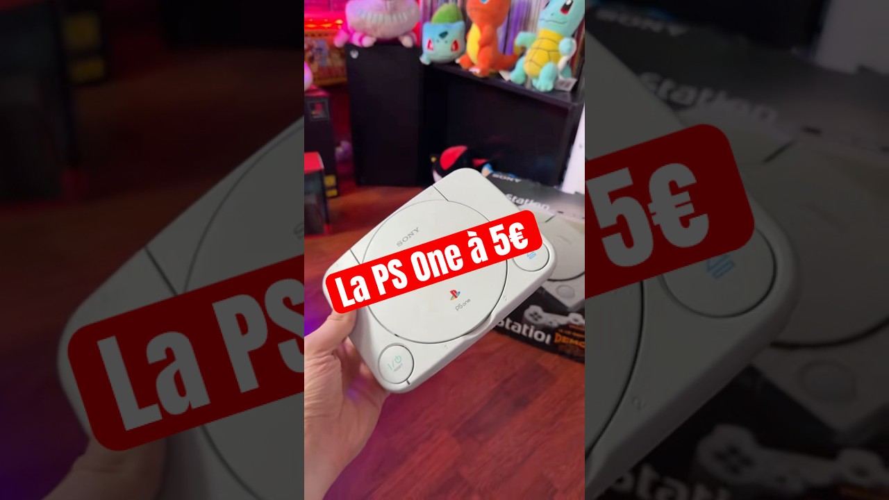 Test de la PS One achet&eacute;e &agrave; 5&euro; en vide grenier #videgrenier #brocante #playstation #retrogaming
