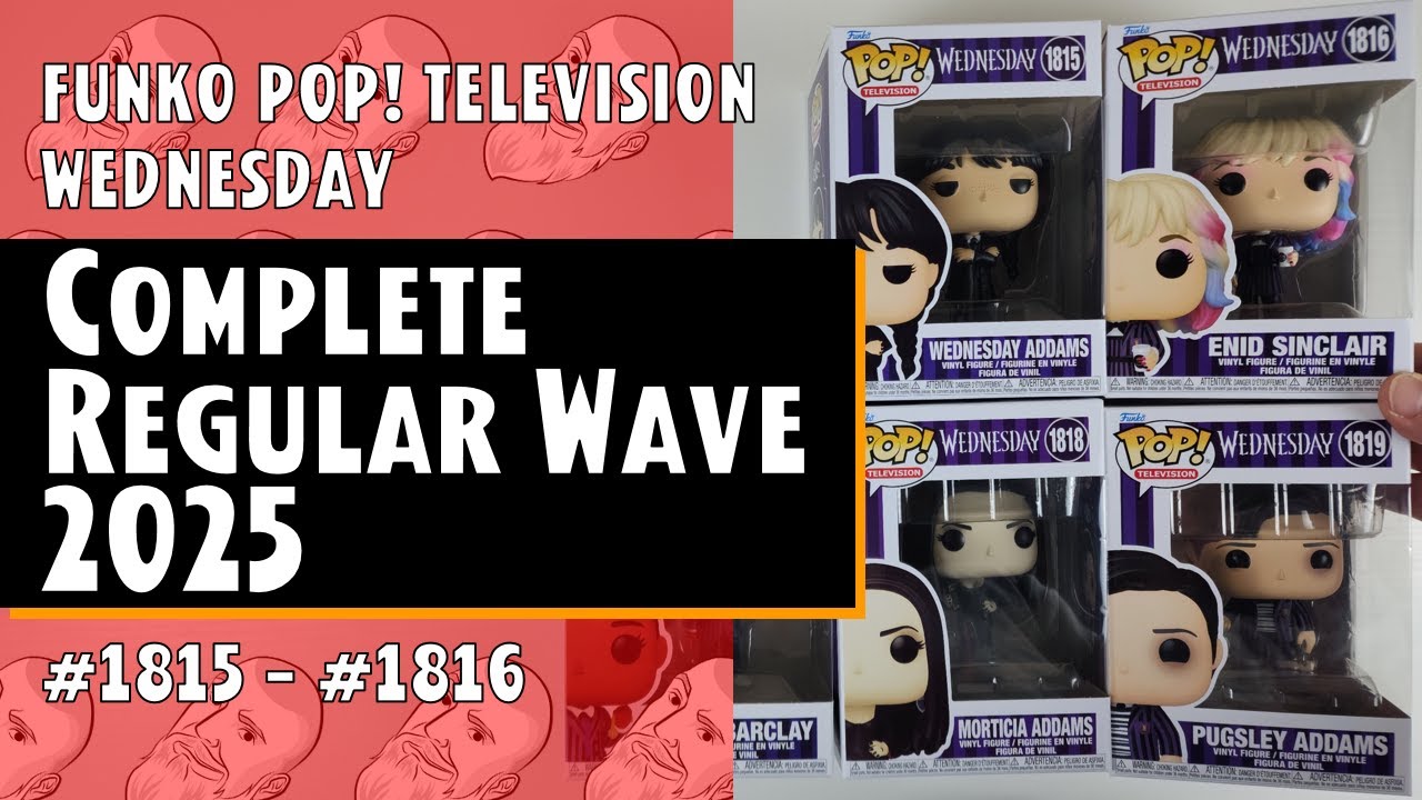 Unboxing Funko Pop Wednesday 2025 – Coleção Completa | Wednesday, Enid, Bianca, Morticia e Pugsley