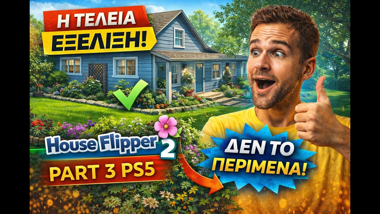 House Flipper 2 – Part 3 | Δεν το περίμενα να πάει τόσο καλά 😮🌱