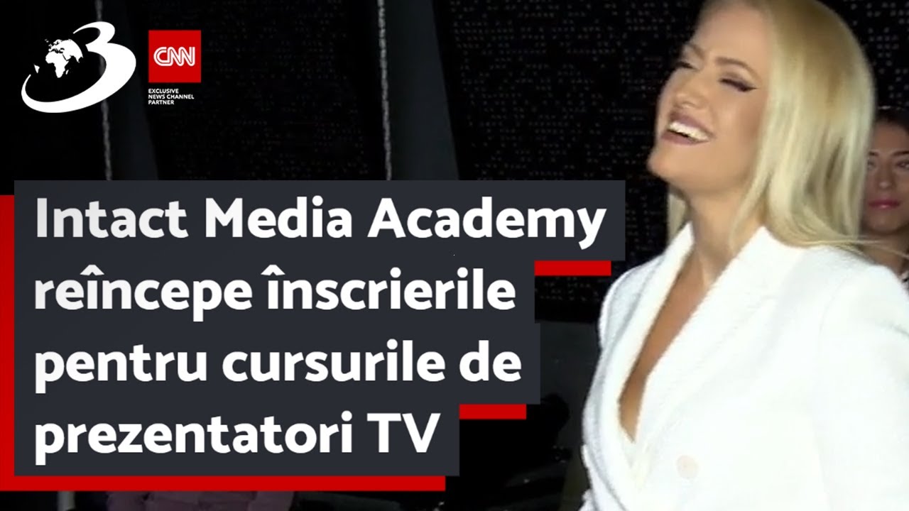 Intact Media Academy re&icirc;ncepe &icirc;nscrierile pentru cursurile de prezentatori TV
