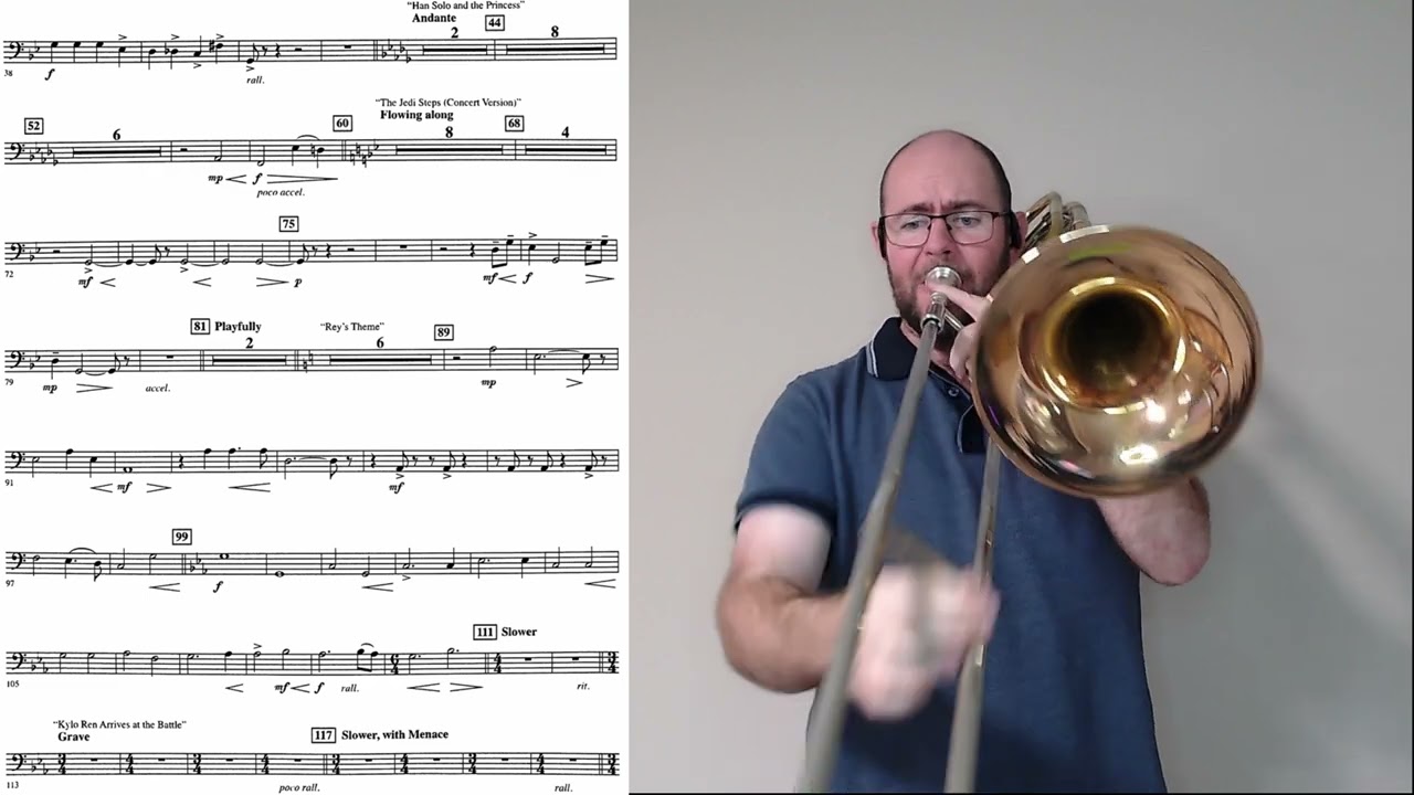 Star Wars Saga - arr. Stephen Bulla (Bass Trombone)