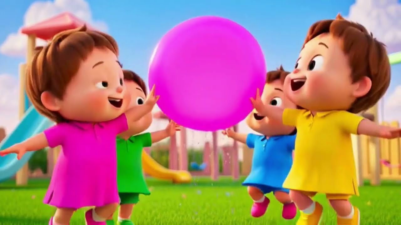 Shape Action Song for Kids | Learn Shapes & play | #nurseryrhymes | #englishrhymes | #shapesforkids