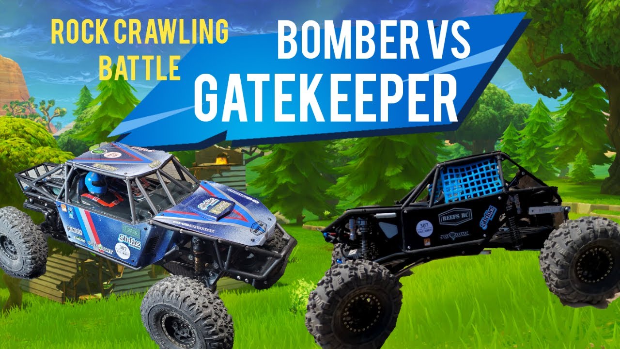 Element RC Gatekeeper vs Axial Bomber Part II in 4k 2020