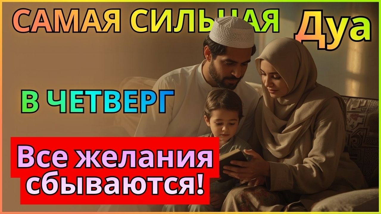Дуа утром В Четверг на Удачу деньги всегда будут приходить к вам ИншаАллах 🔑🤲