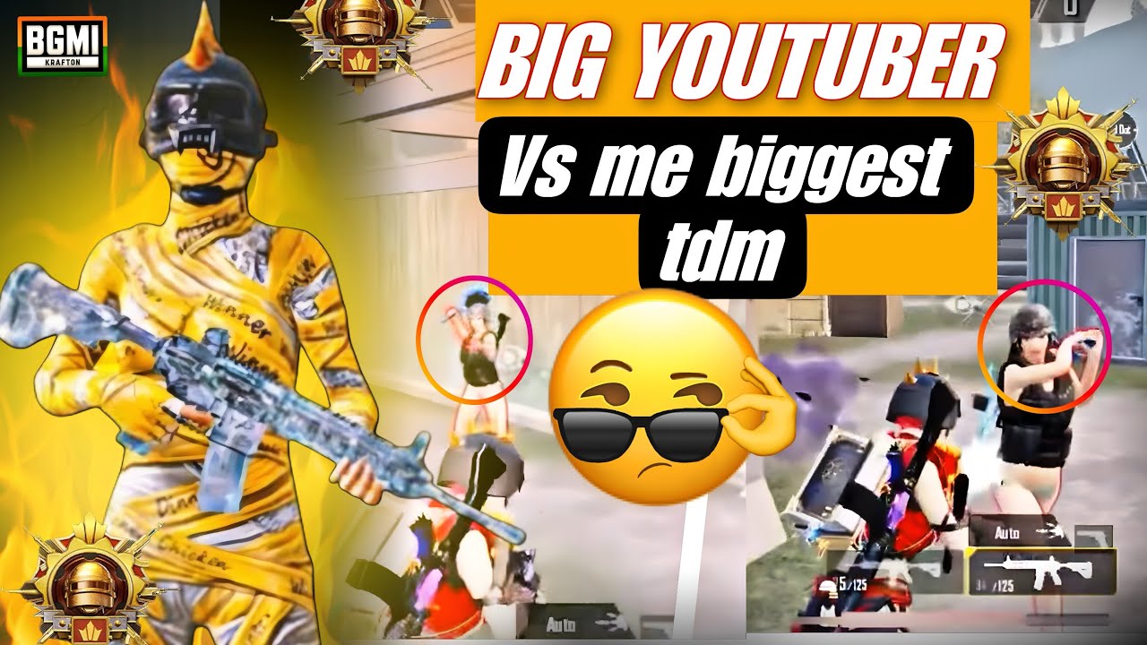 Big YouTuber vs me 1v1 tdm mach 😎#bgmi #pubg #shorts #shortvideo #shortslive #shortfeed 
