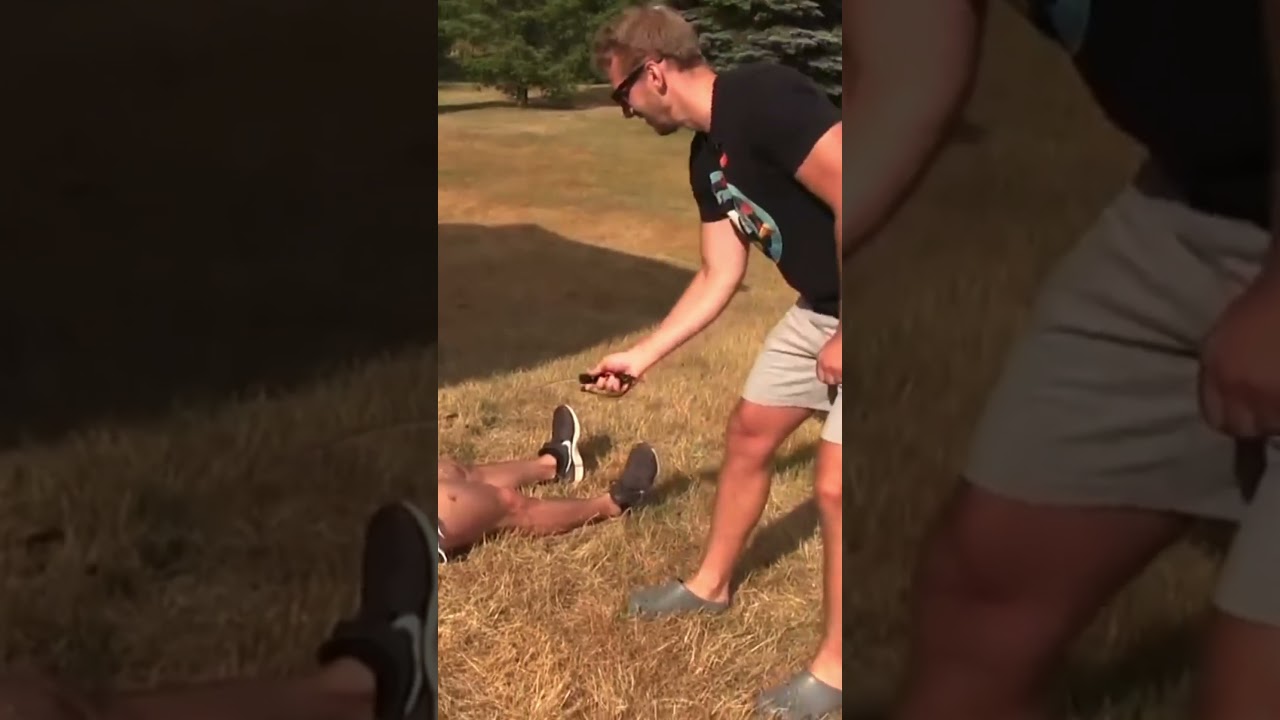 Mime VS Tactical Whip&hellip; #funny #fail #experiment