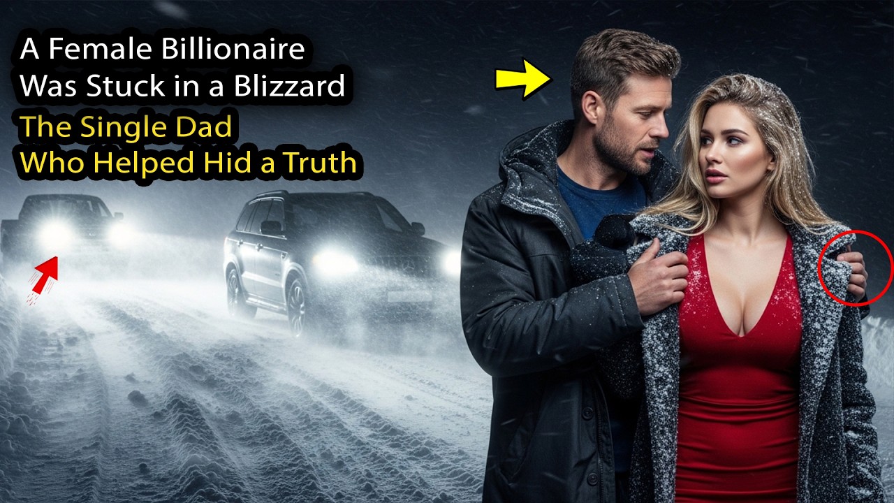 A Female Billionaire Was Stuck in a Blizzard — The Single Dad Who Helped Hid a Truth