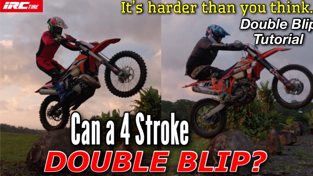 Double Blip Tutorial! Can a 4 Stroke DOUBLE BLIP??