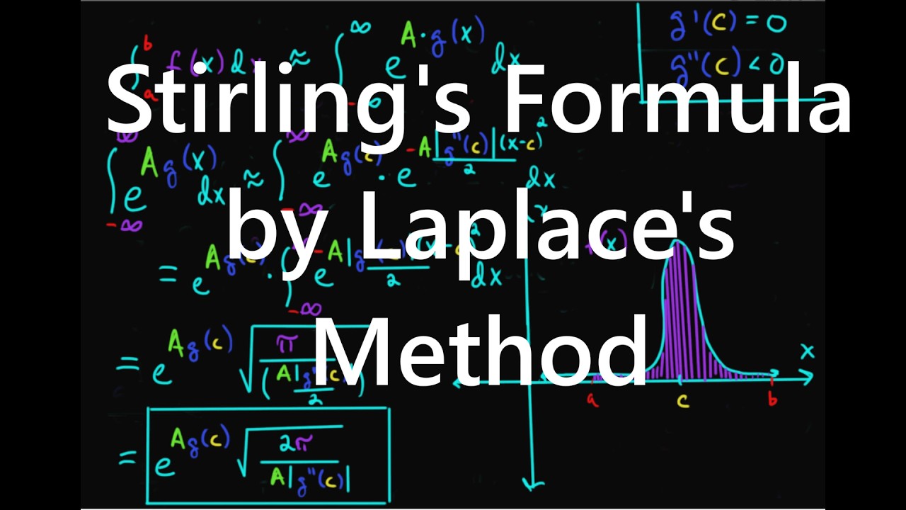 Stirling's Formula from Laplace's Method