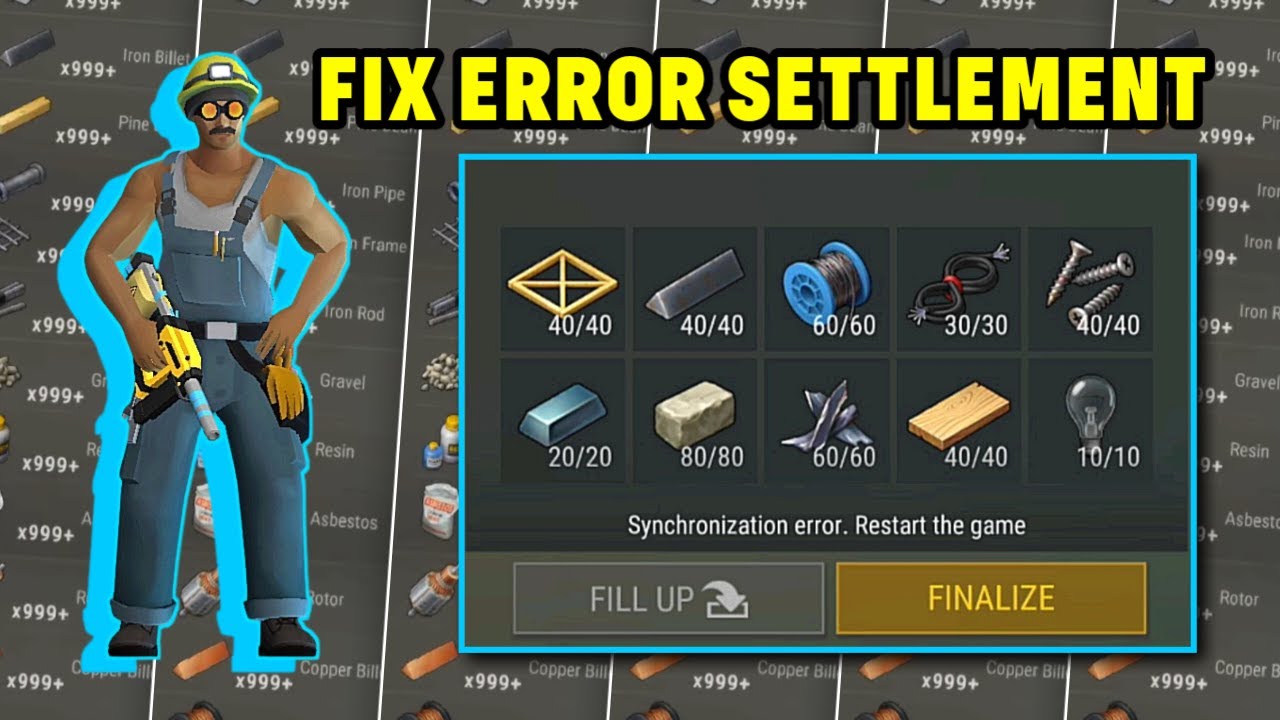 CARA PERBAIKI ERROR SETTLEMENT FINALIZE || LAST DAY ON EARTH MOD MENU