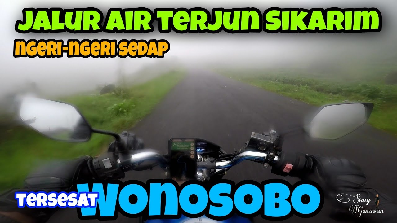 SOLO TOURING JALUR AIR TERJUN SIKARIM MENUJU TELAGA CEBONG || hampir disesatkan google maps❗❗
