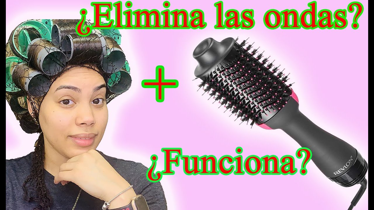 Probando cepillo Revlon con rulos | ¿Elimina las ondas por completo?