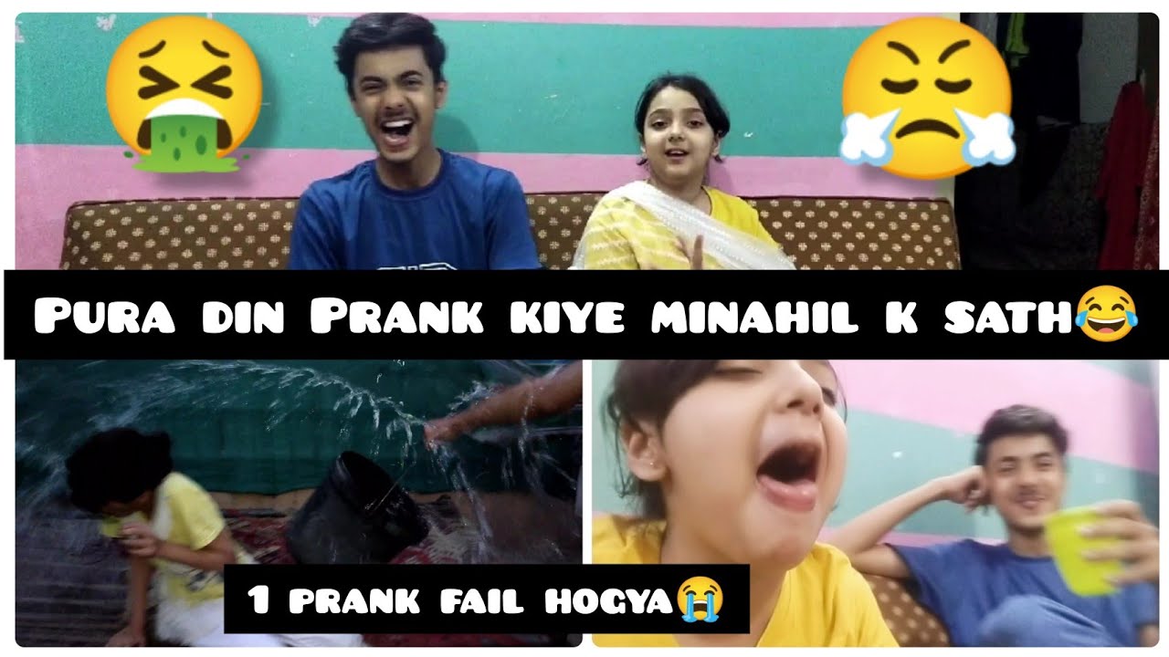 Minahil ky Sath Prank kia🤭😂|| Gone wrong🥴|| 
