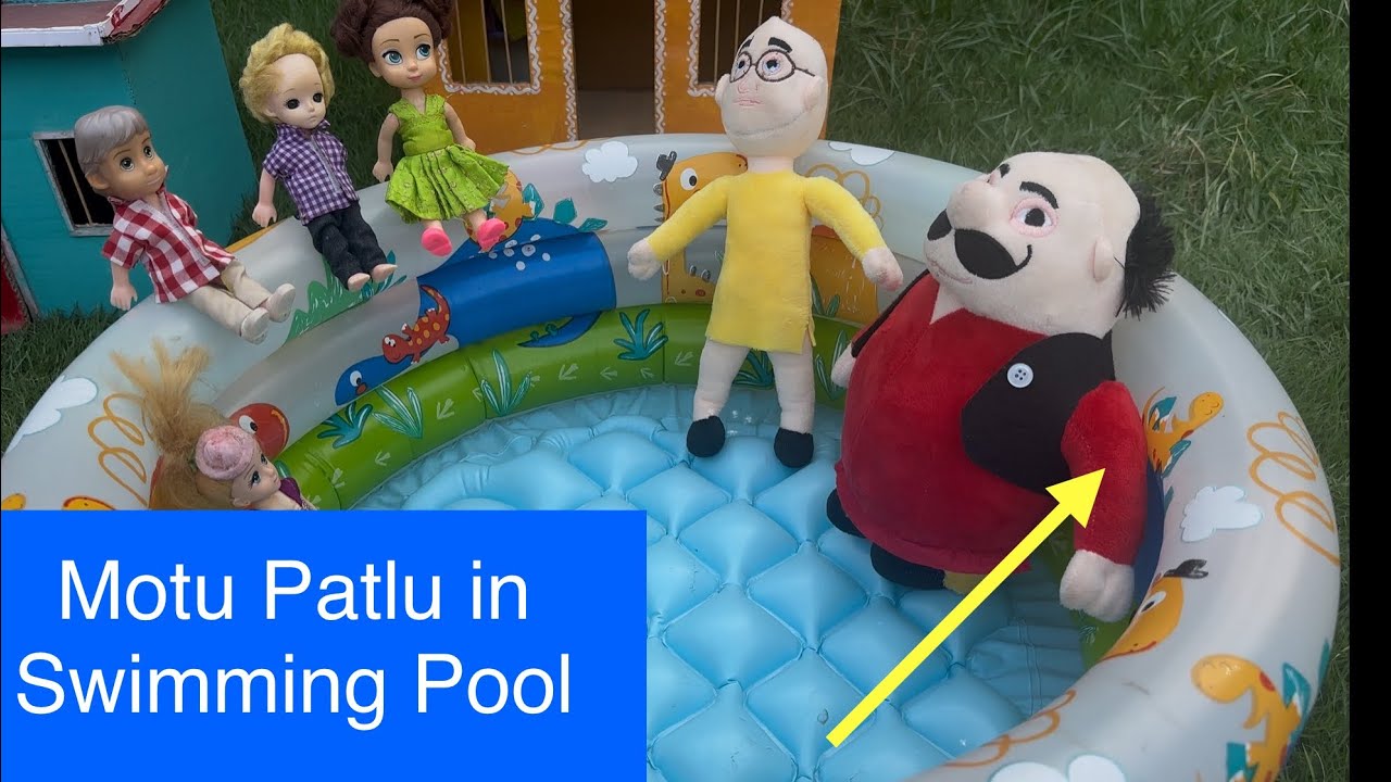 மண்வாசனை Episode |  Motu Patlu in Swimming Pool |  #motupatlu   #chintu #bunty #nancy #chuttibomma