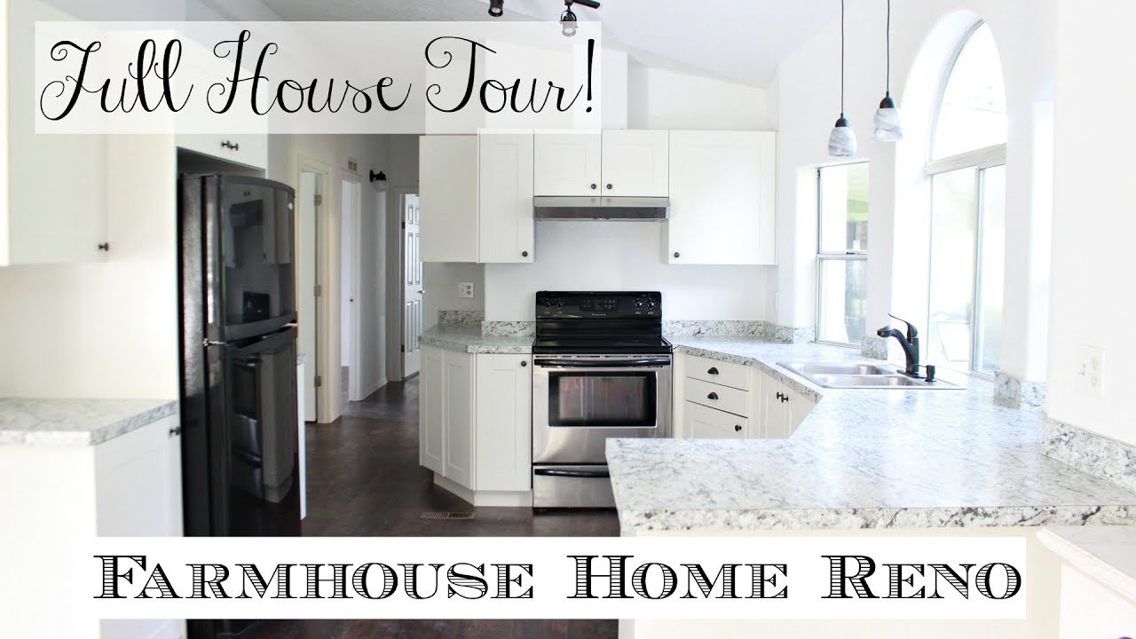 FARMHOUSE MOBILE HOME REMODELING BEFORE AND AFTER! grace for the day