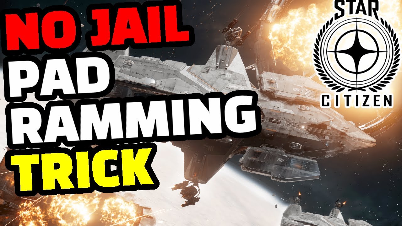 How to NEVER GET CRIMESTAT for Pad Ramming - Star Citizen