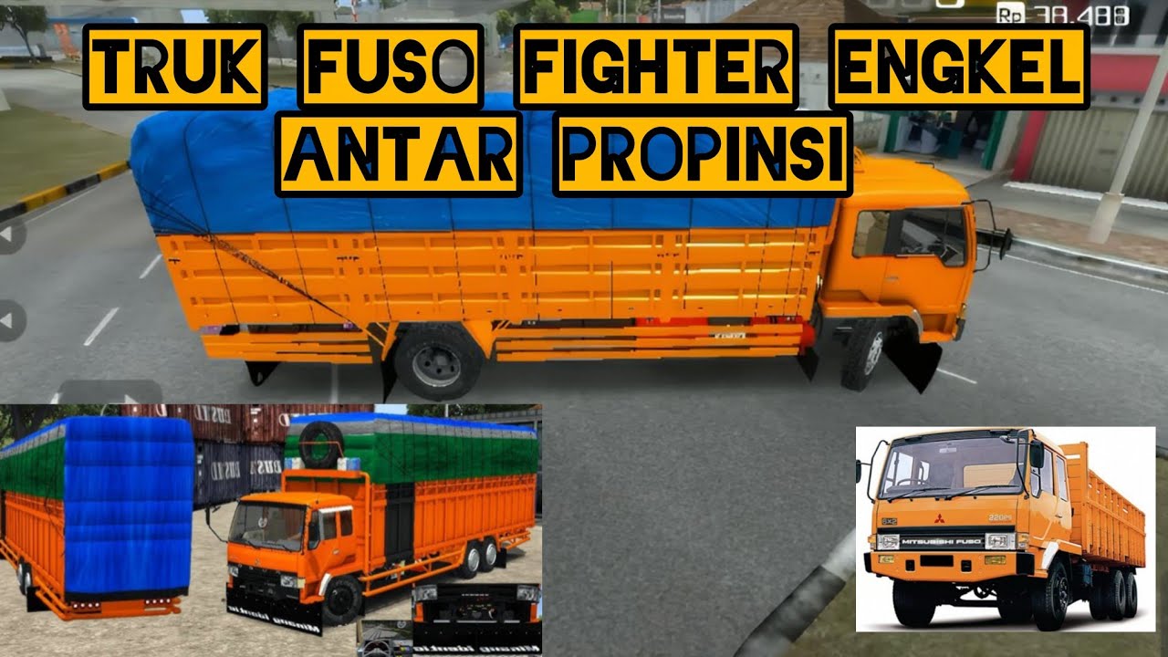 Truk Fuso fighter engkel expedisi jakarta #truksimolator #busmania #bustelolet 