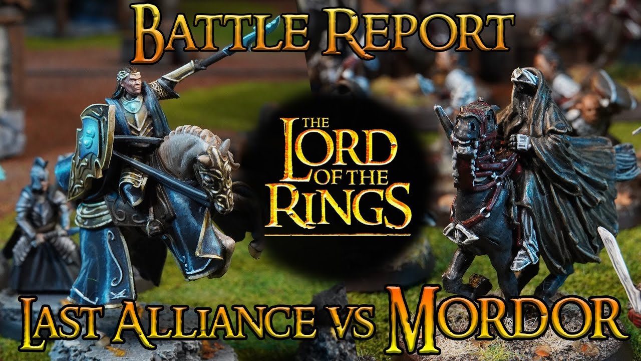 Mordor Vs Last Alliance! ~ Conquest Champions Season 3 ~ Middle Earth SBG Battle Report