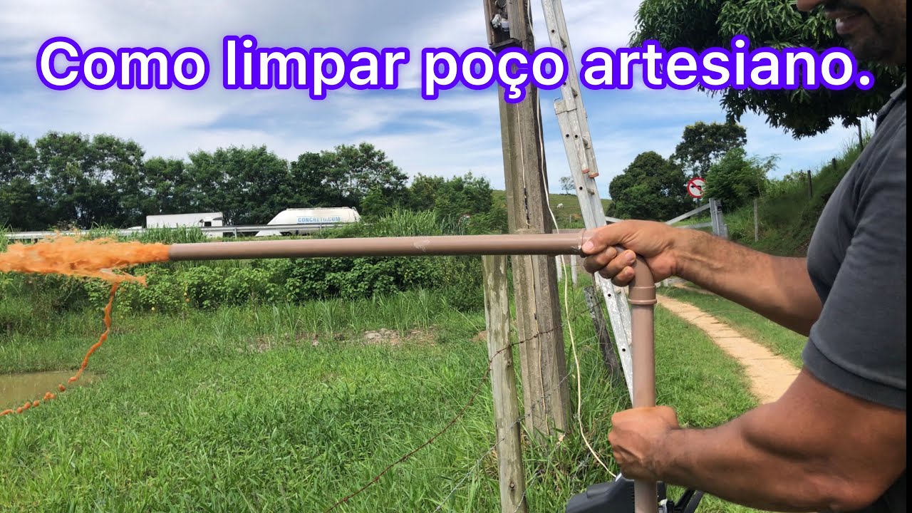 Como limpar poço artesiano.