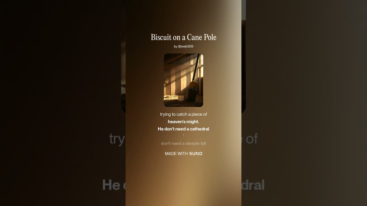 Biscuit on a Cane Pole