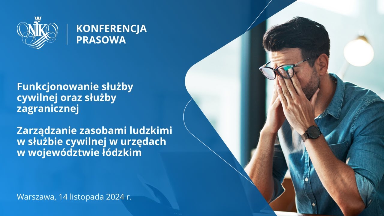 Konferencja prasowa - Funkcjonowanie służby cywilnej