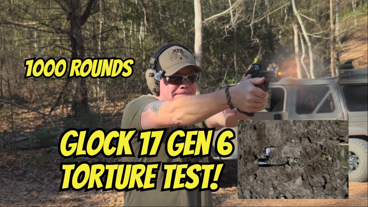 Glock Gen 6 против экстремальных нагрузок: результаты пытки песком после 1000 выстрелов.