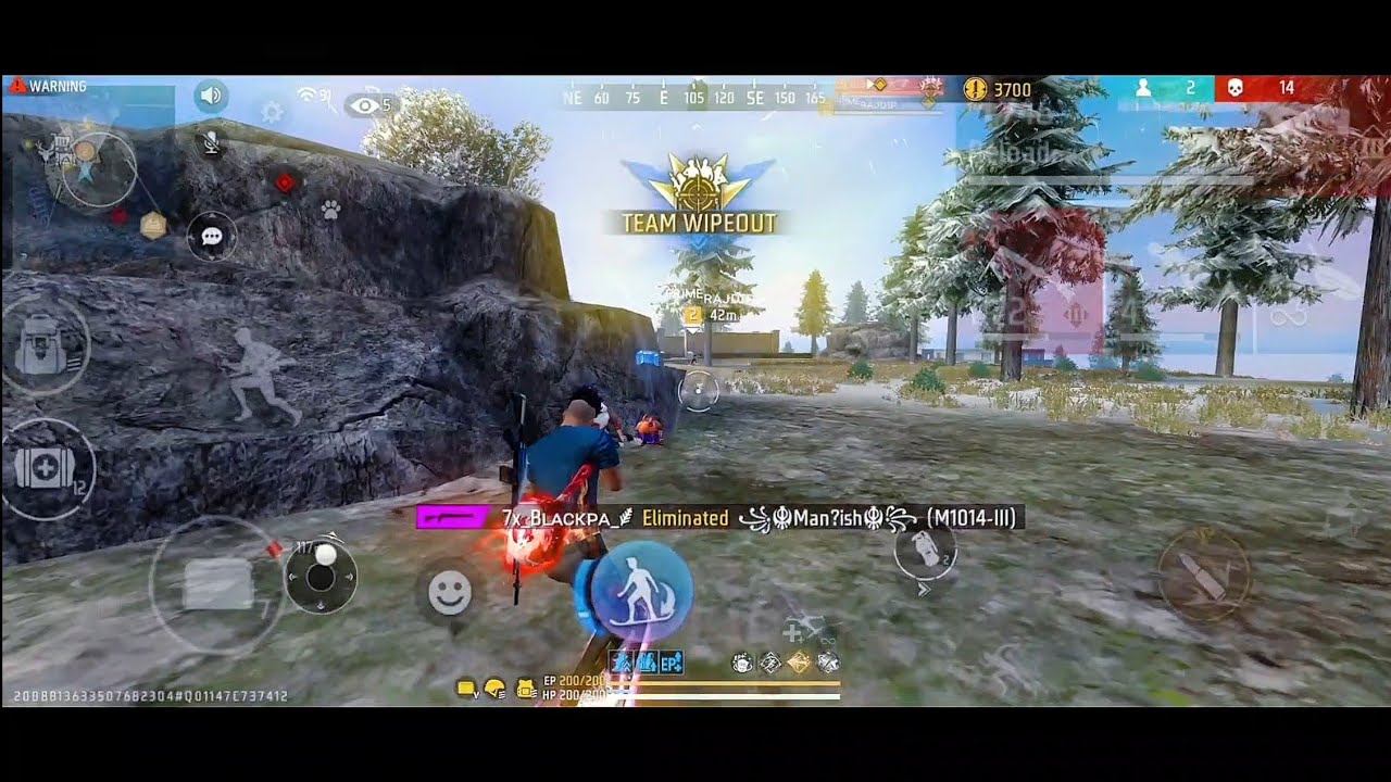Br Rank 2vs4 Highlights Booyah With 14 Kills ,👽⚡☠️