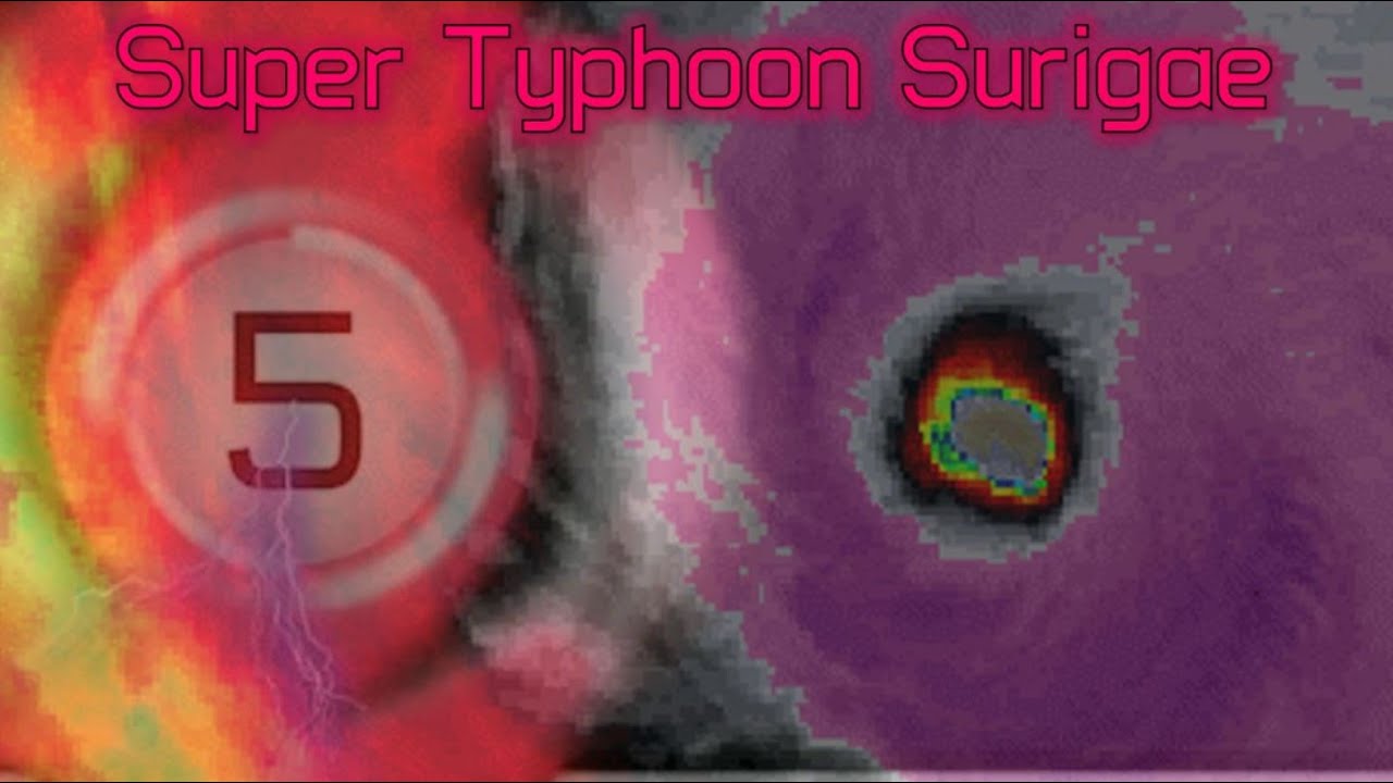 Track of Super Typhoon Surigae (2021)