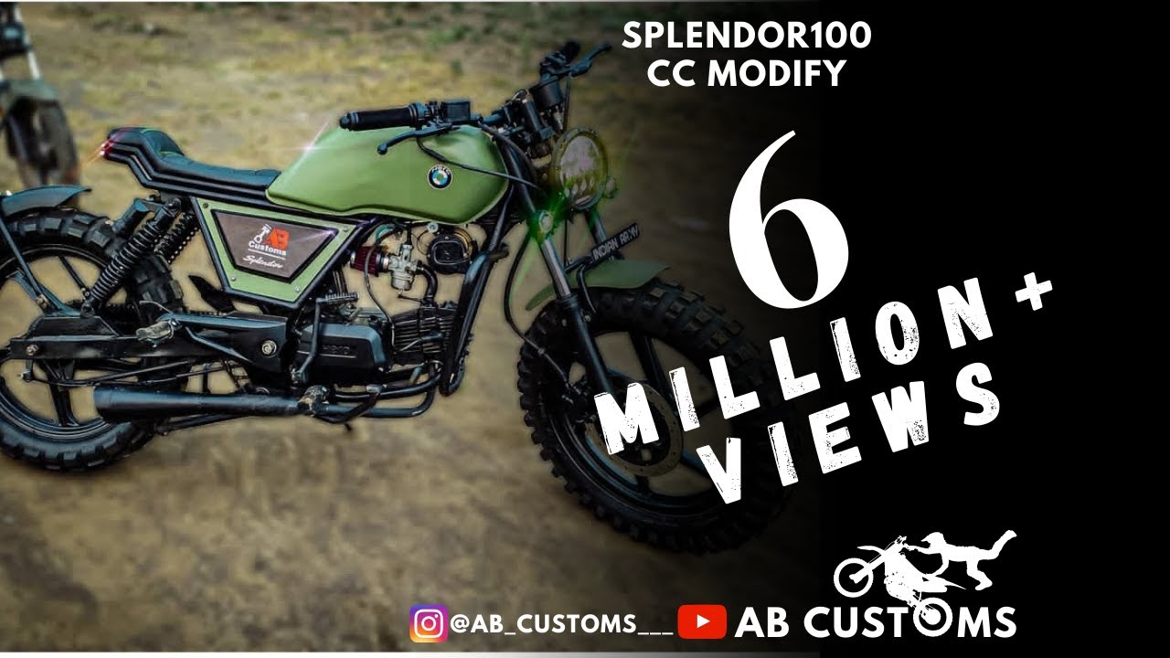 Hero splendor modify 2021 || BIKE MODIFY  VIDEO 2021 #ABcustoms