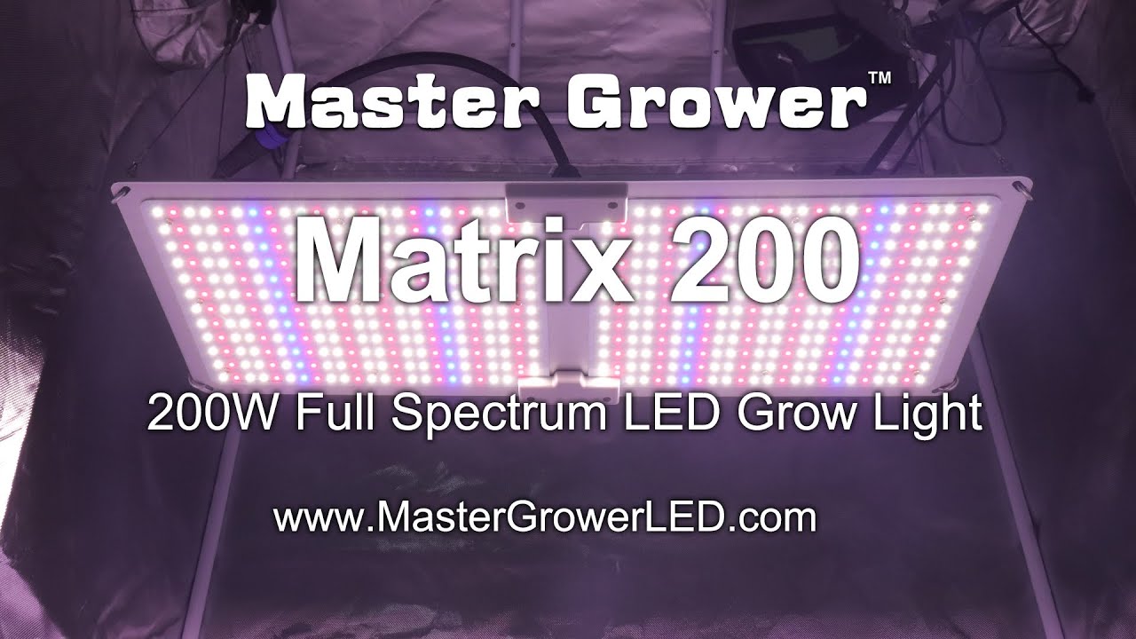 LED Grow Light || 200W Full Spectrum Quantum Board || Matrix 200 - 576 PSC || Master Grower