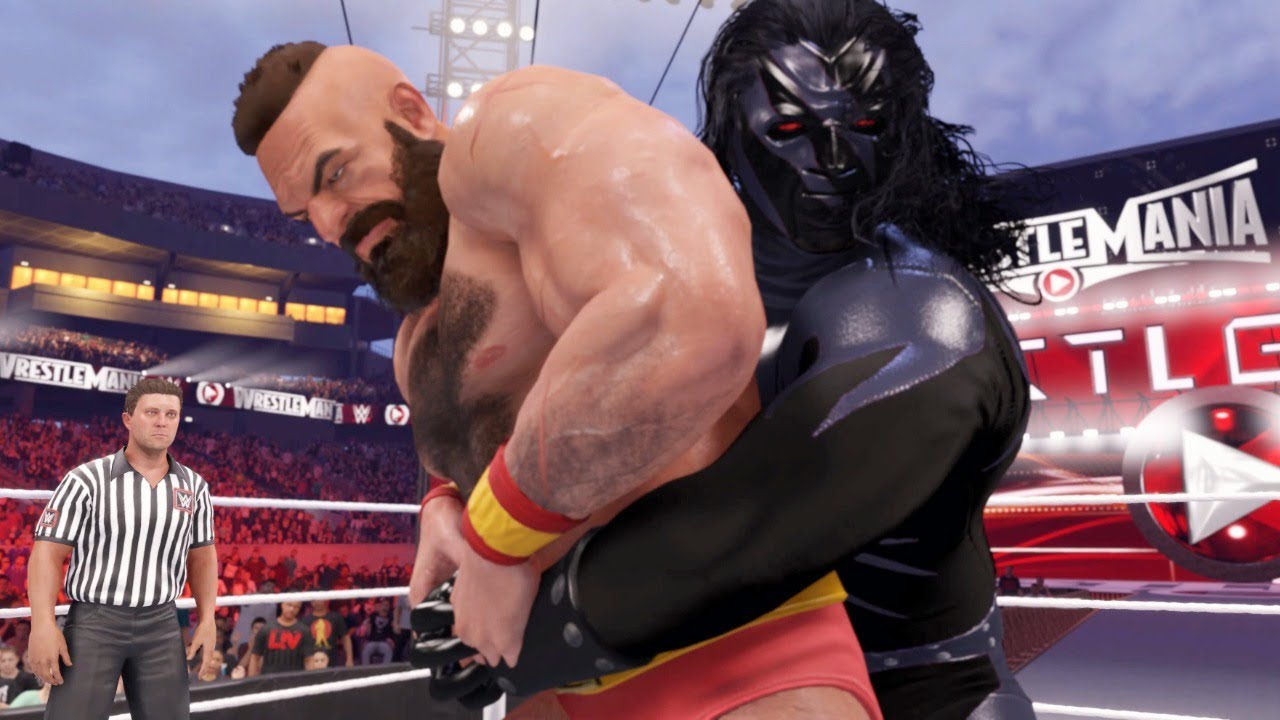 WWE 2K25 Зангиев против Дарка Кейна, Чемпионат мира WCW в тяжелом весе