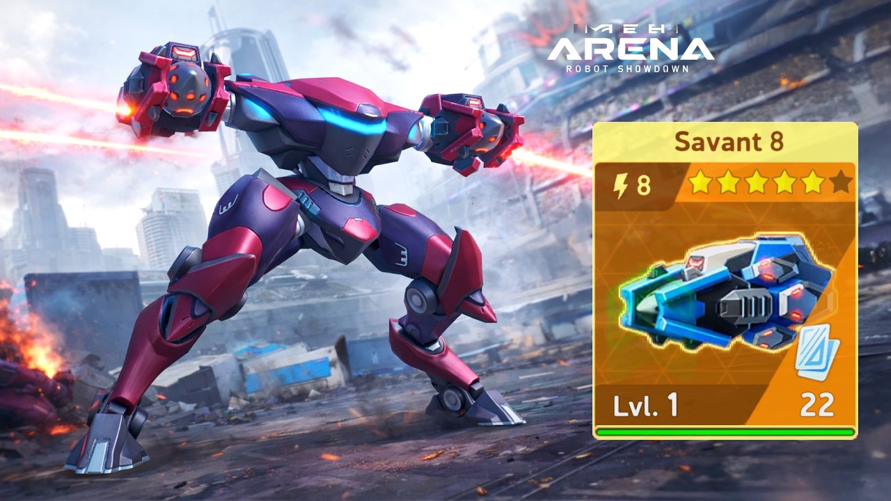 Panther with Savant 8 - Mech Arena