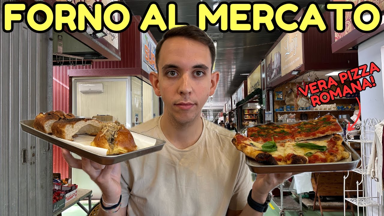 Il FORNO nel MERCATO a ROMA con le RICETTE della NONNA