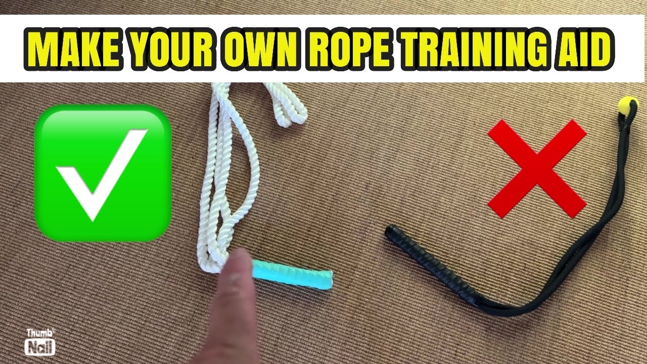 Make your own rope training aid