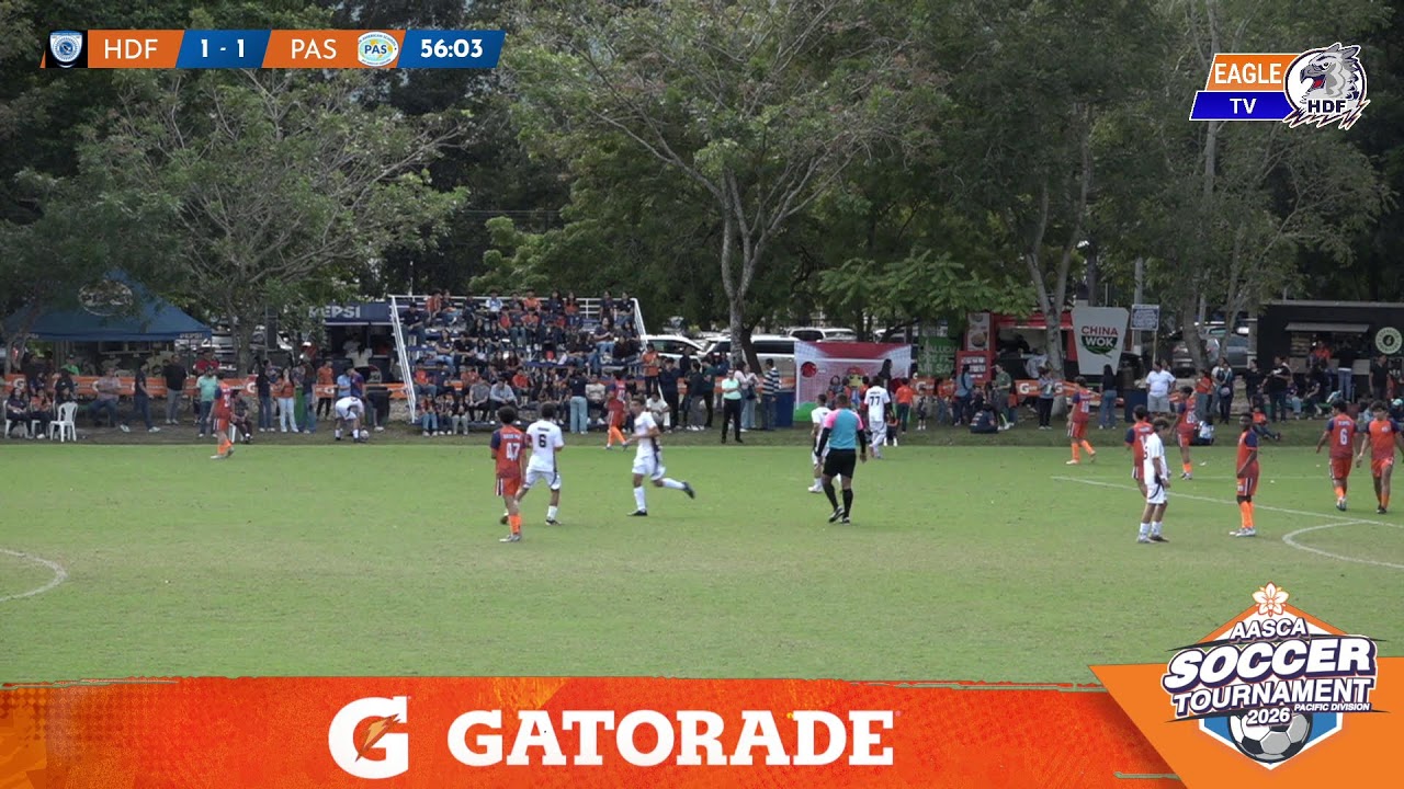 AASCA SOCCER TOURNAMENT Pacific division Cancha 1 2026