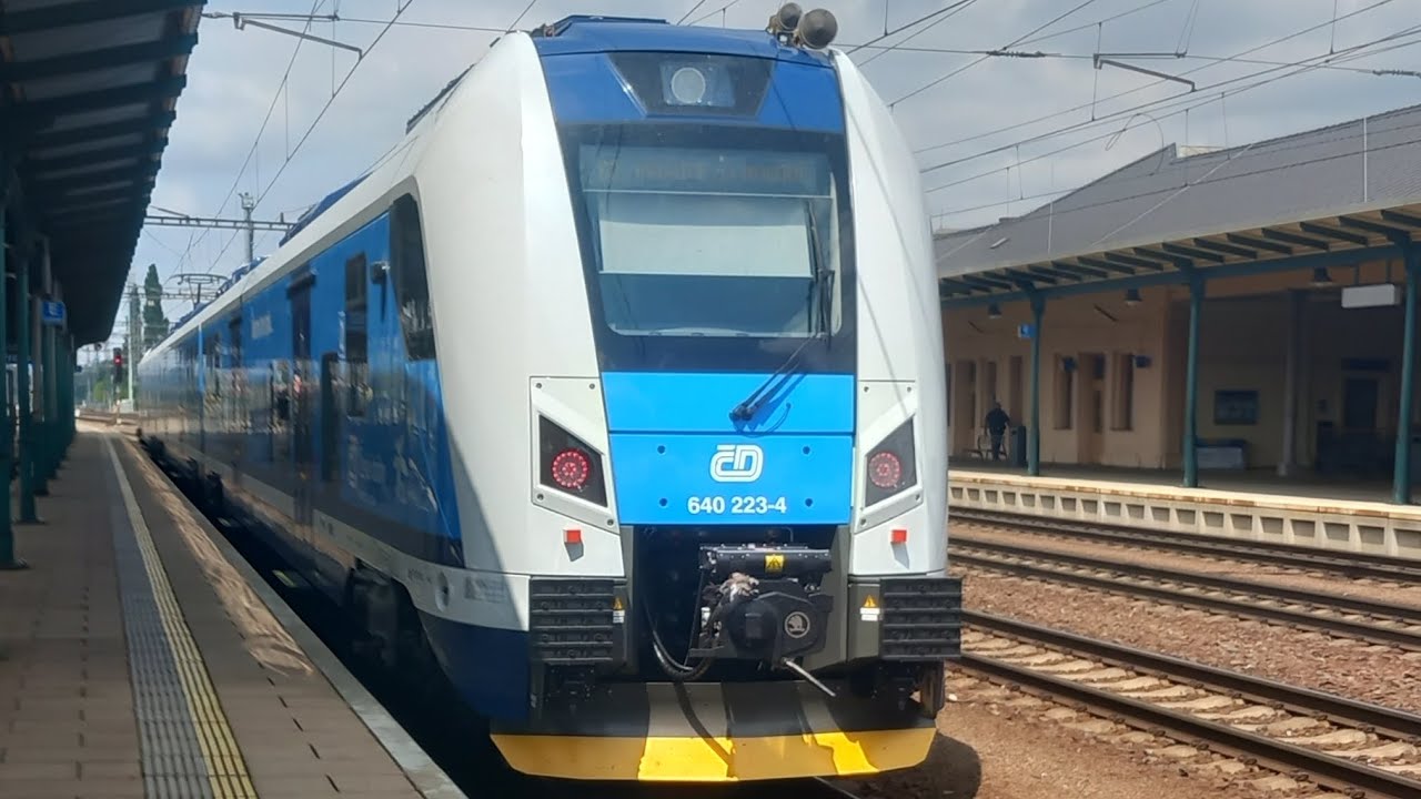 Hlášení ve vlaku Přerov - Lipník nad Bečvou (640 223)