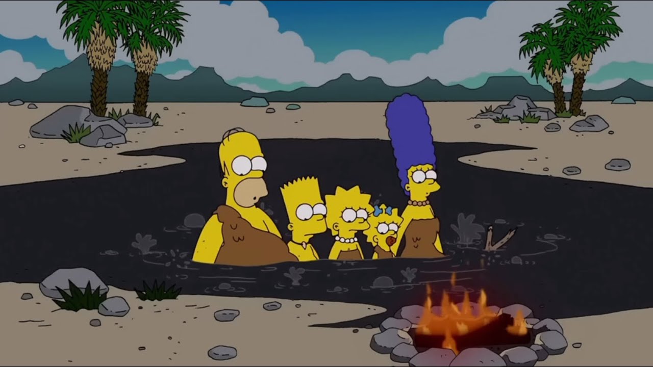 The Simpsons: Tar Quicksand Scene