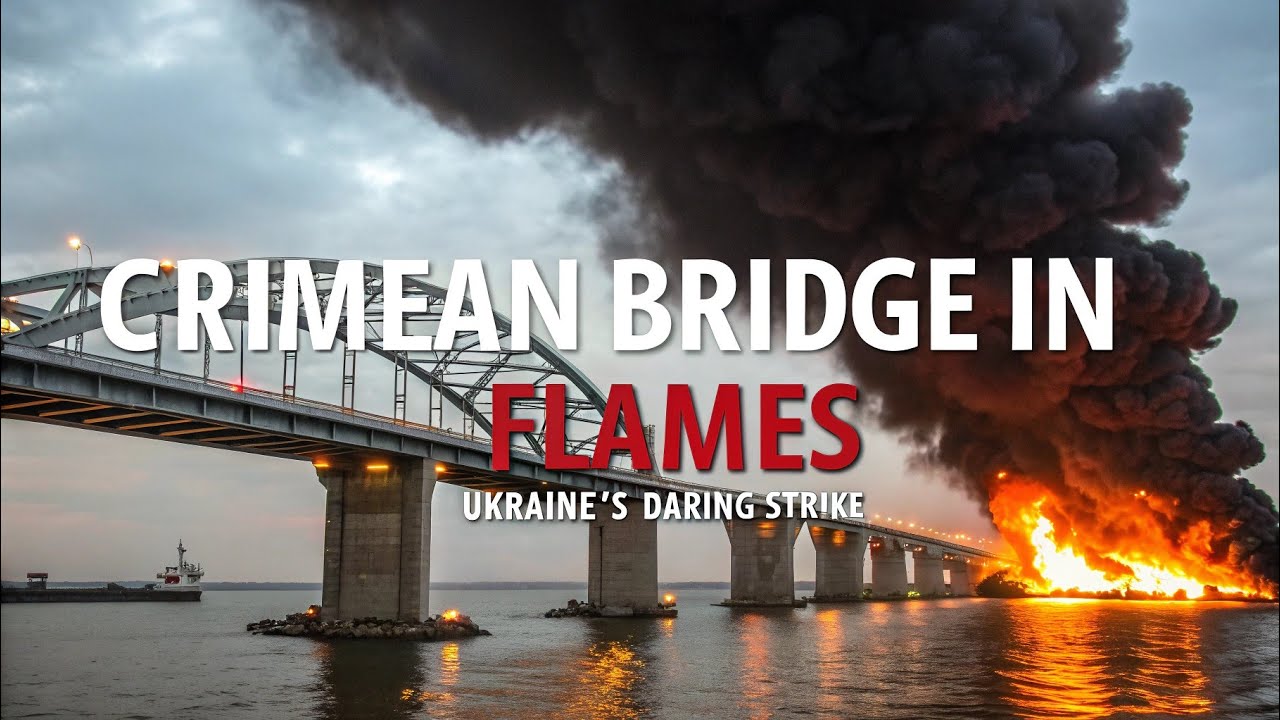 Russia&rsquo;s Crimean Bridge in Flames: Ukraine&rsquo;s Daring Strike Explained