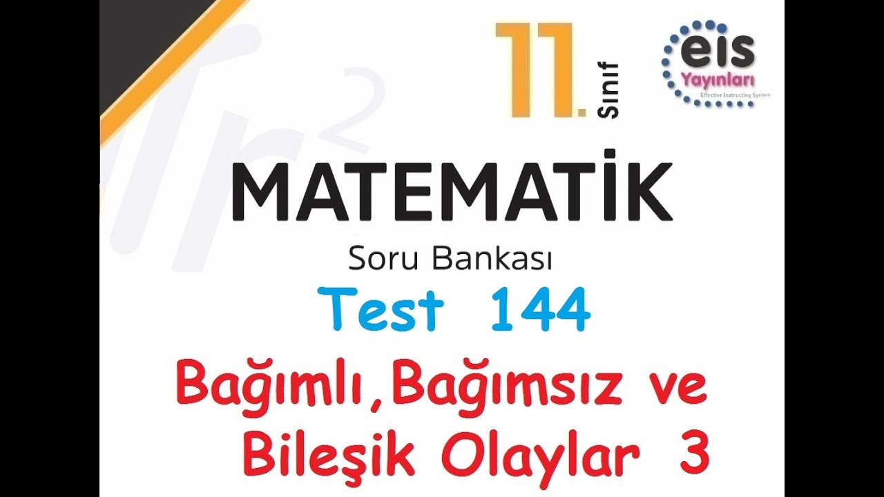 Eis Yayınları 11.Sınıf Matematik Soru Bankası Test 144