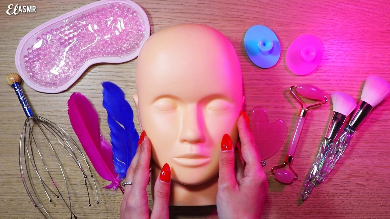 ASMR MASAJE FACIAL INTENSO y PROFUNDO en MANIQUI| ASMR en Español