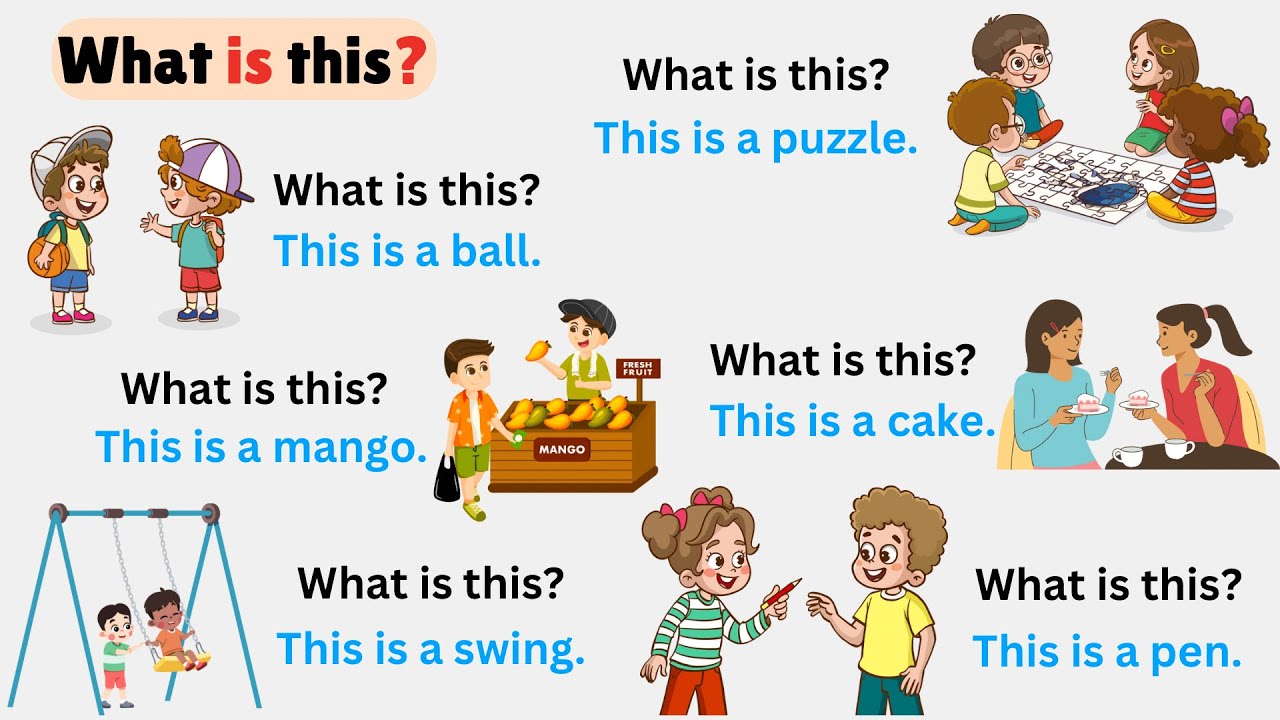 What is this? | 130 Easy Object Questions and Answers for Kids | Learn English Speaking Practice