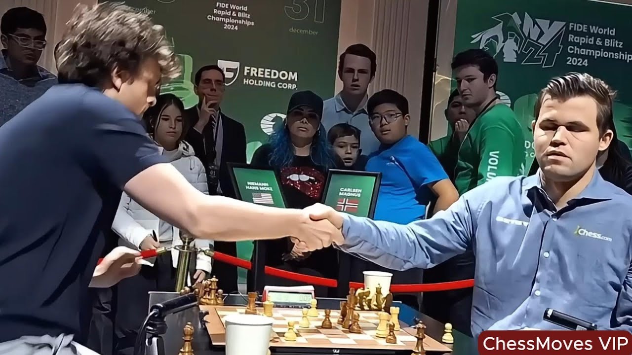 Hans Moke Niemann vs. Magnus Carlsen / 2nd QUARTERFINAL Game / Magnus- 