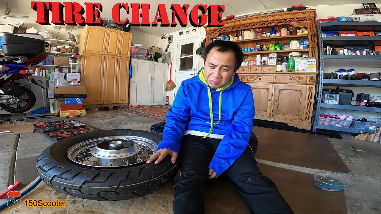 Honda Shadow VLX 600 Tire Change Part 3 Remove and Install Rear Tire - Final Thoughts  | 150Scooter
